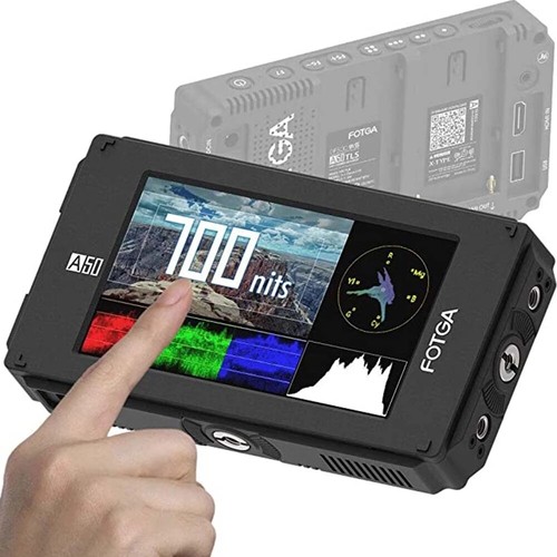 Fotga A50TLS 5" DSLR Filed Monitor FHD IPS Touch-Screen LUT 3G SDI 4K HDMI input - Picture 2 of 8