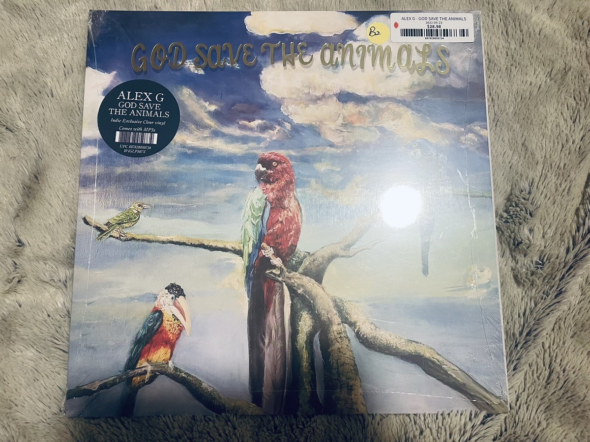 ALEX G / GOD SAVE THE ANIMALS アナログレコード Alex G - God Save the Animals Clear Vinyl Record SIGNED New