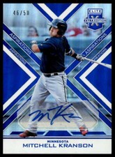 Mitchell Kranson Rookie 2016 Elite Extra Edition Auto Aspirations Blue #112 