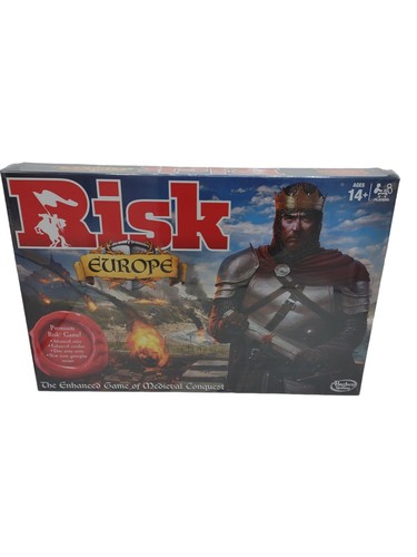 Risk Europe: The Enhanced Game of Medieval Conquest New Sealed 2019 Hasbro - Imagen 1 de 5