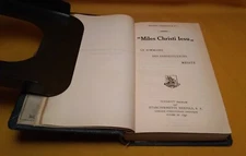 Miles Christi Iesu Arthur Vermeersch 1923 HC French Text ex-library re-bound