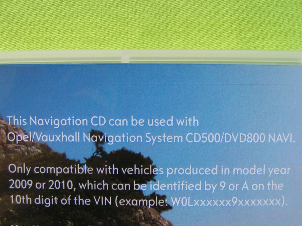 CD NAVIGATION OPEL 800 NAVI 500 TÜRKEI 2013 INSIGNIA ASTRA J MERIVA B MY 09 / 10 - Bild 3 von 4