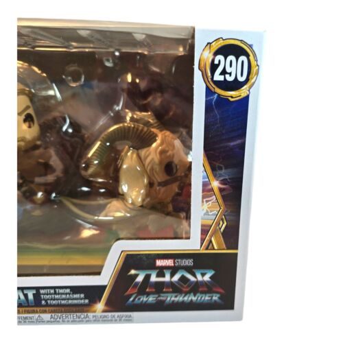 Funko Pop Rides! Barco de cabra con Thor, brocheador de dientes y molinillo de dientes #290 nuevo - Imagen 5 de 11
