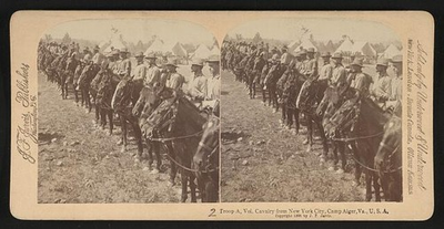 #ad #ad Photo:Troop A Vol. Cavalry from New York City Camp Alger Va. U.S.A. 1 $9.99