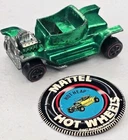 Hot Wheels Redline Hot Heap Green With Button Vintage