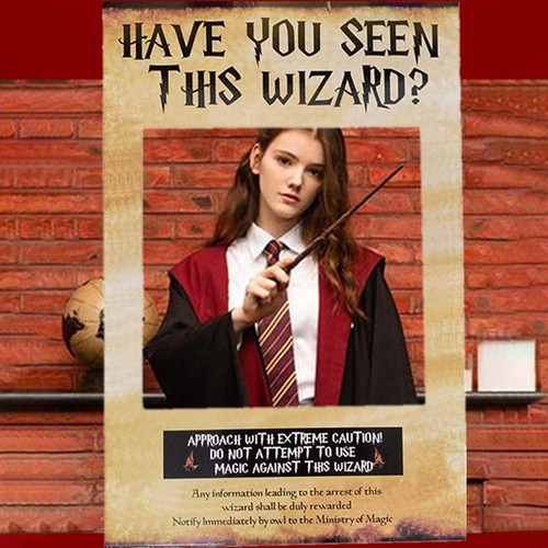 Wizard Photo Booth Frame Prop Inspired Birthday Party Photo Booth Decoration - Picture 17 of 24