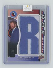 2024-25 SP Game Used HOF Marks /35 Larry Robinson 19/35 Montreal Canadiens