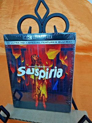 Suspiria [1977] (4K Ultra/Blu-ray, 2019) NEW,SEALED with SLIPCOVER!