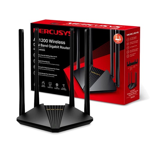 TP Link Mercusys MR30G Router Ethernet Wi Fi Dual Band AC1200 Wireless Porta - Foto 9 di 24