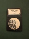 1 TROY OUNCE .999 FINE SILVER APOLLO 11 MOON LANDING JFK ONE SMALL STEP ROUND