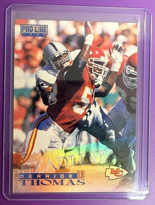 #ad #ad 1996 Pro Line Derrick Thomas Chiefs Headliners Rare Foil Parallel #246 $80.00
