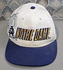 Notre Dame Fighting Irish Wool Blend Snapback Hat Sports Specialties Vintage 90s