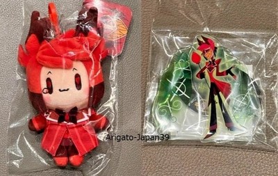 Hazbin Hotel Alastor Sitting Plush Mascot Layer Acrylic Stand Set