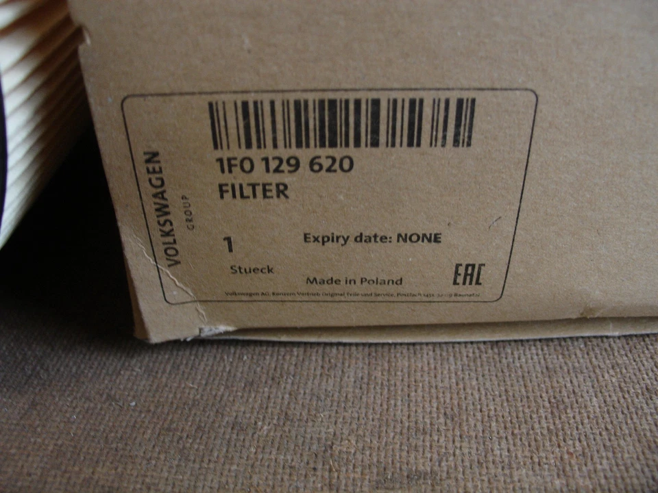 Filtro de aire 1F0129620 para Audi A3 2003-2020 Foto 2 de 2