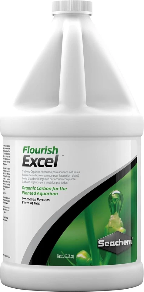 Excel Carbono Biodisponible - Fuente de Carbono Orgánico para Plantas Acuáticas 2L Foto 2 de 4