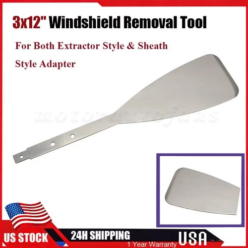 Windshield Removal Tool Express Auto Glass Cut Out Blade 3"x12" Steel Extractor