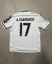 Valencia Andres Guardado 2012-13 Home Soccer Jersey Joma Men Sz L Mexico