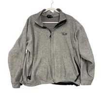 Mountain Hardwear Jacket Mens Large Gray Pola...