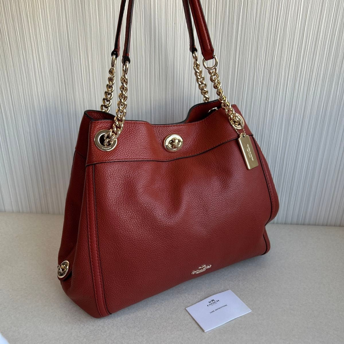 COACH Genuine Leather Shoulder Bag for Women Stylish & Durable