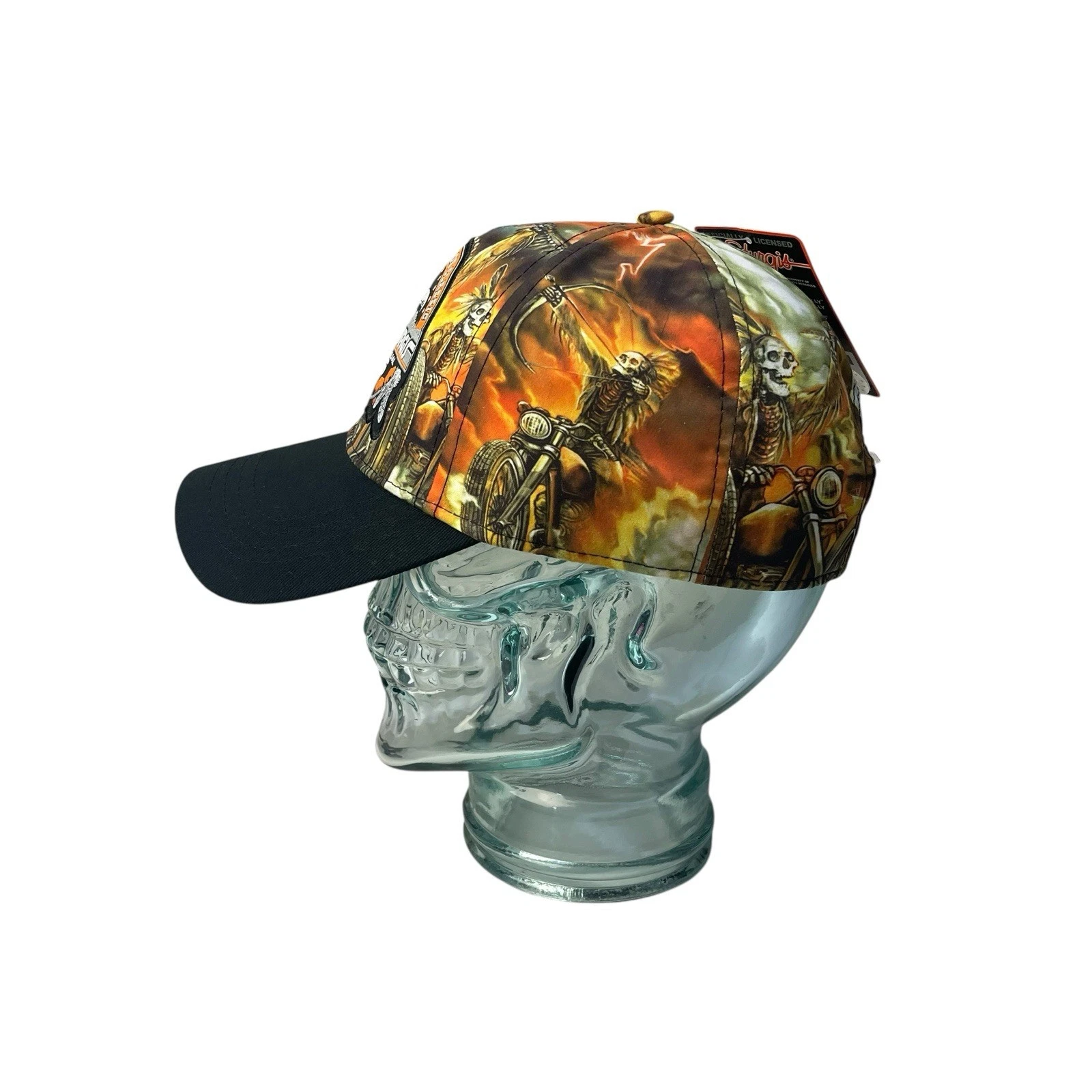 Black Hills Motor Classic 2016 Sturgis 76th Annual Strapback Hat AOP Cap NEW