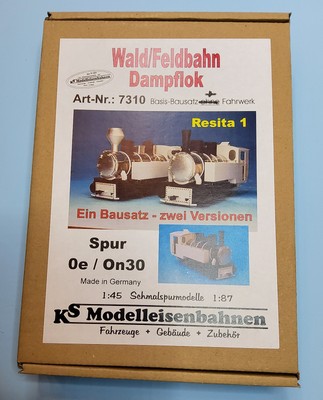 KS-Bausatz NR. 7310,  Resita 1 mit komplettem Bachmann Fahrwerk, selten.