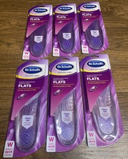 Dr. Scholls Stylish Step Insoles for Flats Clear Cushioning WOMENS  6 PAIR 