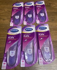 Dr. Scholls Stylish Step Insoles for Flats Clear Cushioning WOMENS * 6 PAIR *