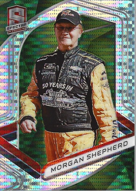 2020 Panini Spectra Emerald Pulsar #86 Morgan Shepherd /5 - RAC