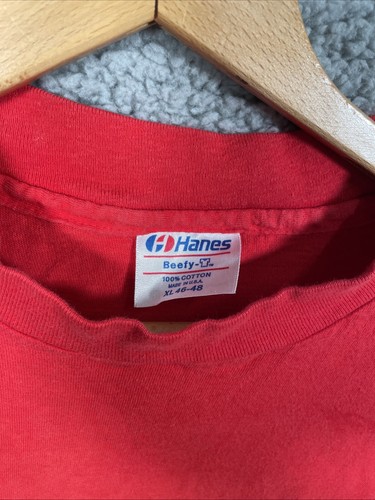 80s HARLEY DAVIDSON MOTORCYCLES RED WINGS T-SHIRT SZ XL Nashville, TN Dealer - Picture 4 of 8
