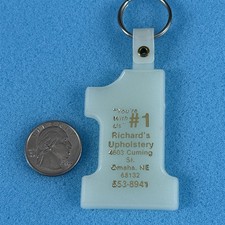 Richard's Richard Upholstery Omaha Nebraska Glow In Dark Keychain Key Ring 58215