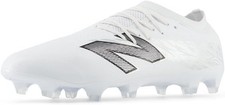 New Balance Furon Pro FG V8 14 Wide Women/12.5 Men WHITE/METALLIC SILVER/BLACK