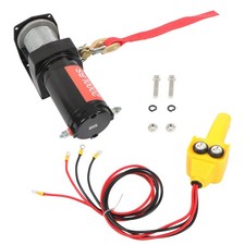 2000lbs 12VDC/1HP Electric Winch IP55 Waterproof 5/32in x39ft Steel Cable Winch