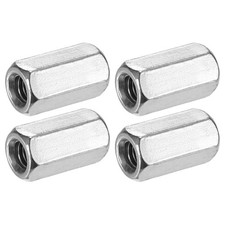 Studding Connector Fasteners[Silver Tone], 18mm Length 304 Stainless Steel 