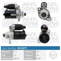 Meat & Doria Anlasser Starter 5010277 12V FüR VW Golf 5 1K1 Jetta 3 1K2 Plus 5M1