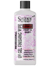 Super Cleaner UV Gel Tacky Layer Remover Nail Cleanser Finishing Wipe Supremely