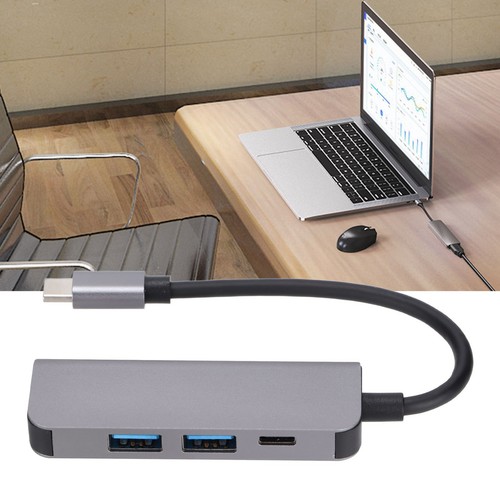 Docking Station 4 In 1 87W Fast PD Port 4K Type‑C USB 3.0 Multi Port Hub Adap FY - Afbeelding 24 van 24