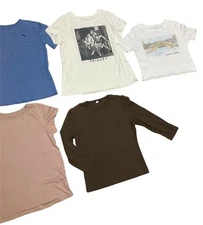 Lot Of 5 Women’s Tops Size M/L Mixed Brands Shirts
