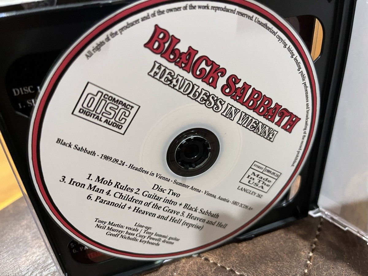 Black Sabbath 2 CD Tony Iommi Martin Live Vienna 1989