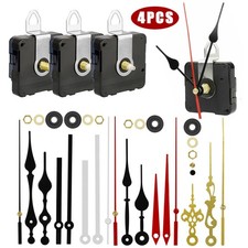 4PCS Wall Quartz Clock Movement Mechanism DIY Replacement Repair Part Motor Kit