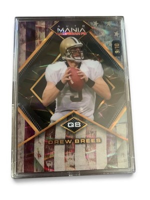 2024 Wild Card Auto Mania Drew Brees Jersey Match #9/10 Saints