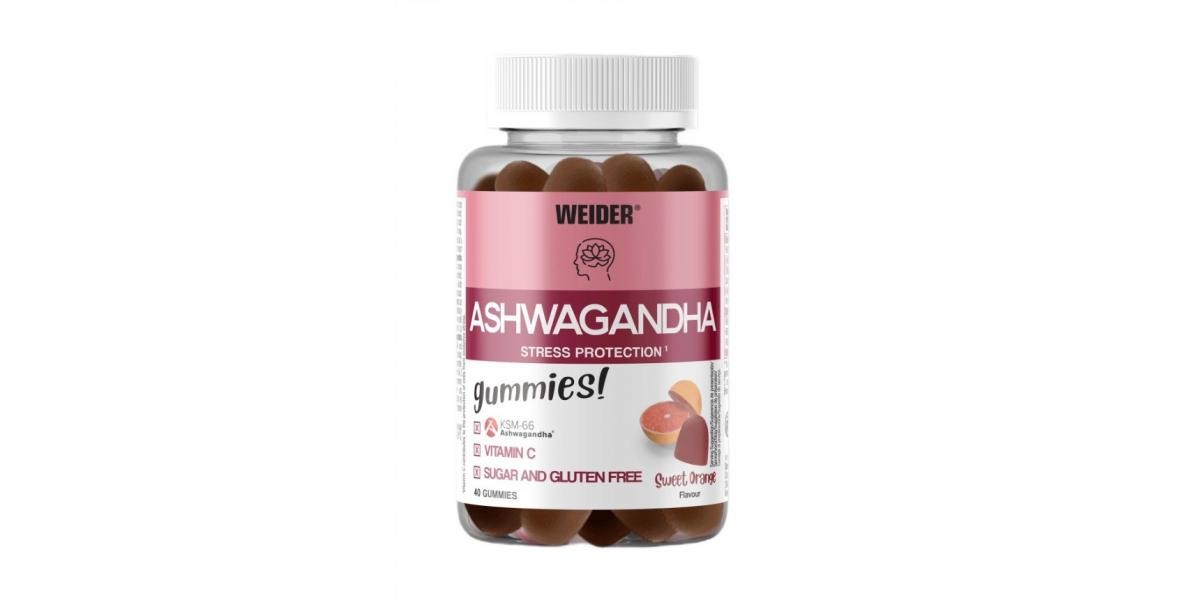 Ashwagandha Gummies, Sweet Orange - 40 gummies