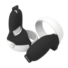 2pcs Silicone Soft Controller Grip Skin Protective Cover For Oculus Quest 2 VR