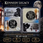1964 Proof Kennedy Half Dollar NGC PF 69 - To the Moon #8132167-002