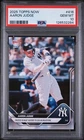 PSA 10 AARON JUDGE #416 2025 TOPPS NOW FASTEST MLB HISTORY TO 350 HR YANKEES MVP