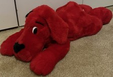 Vintage Clifford the Big Red Dog Large Plush Scholastic Side Kicks 1997