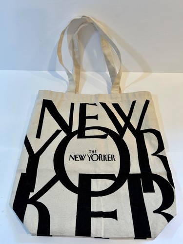 The New Yorker Classic Canvase Tote Bag  - 15" x 15" x 5" - Only Stored Unused - Picture 1 of 7