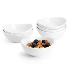 4 Inch Porcelain Bowls Set of 6 for Sauce Dipping Snacks Condiments Side