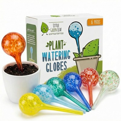 Automatic Plant Watering Globes Self Watering Planter Inserts (Set of 6) | Ha...
