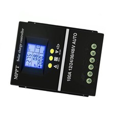 MPPT 100A Solar Charge Controller For 12V 24V 36V 48V PV Battery Regulator