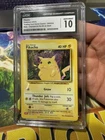 CGC 10 GEM MINT Graded Pokemon 2023 Pikachu Holo 008/034 Classic Collection Deck